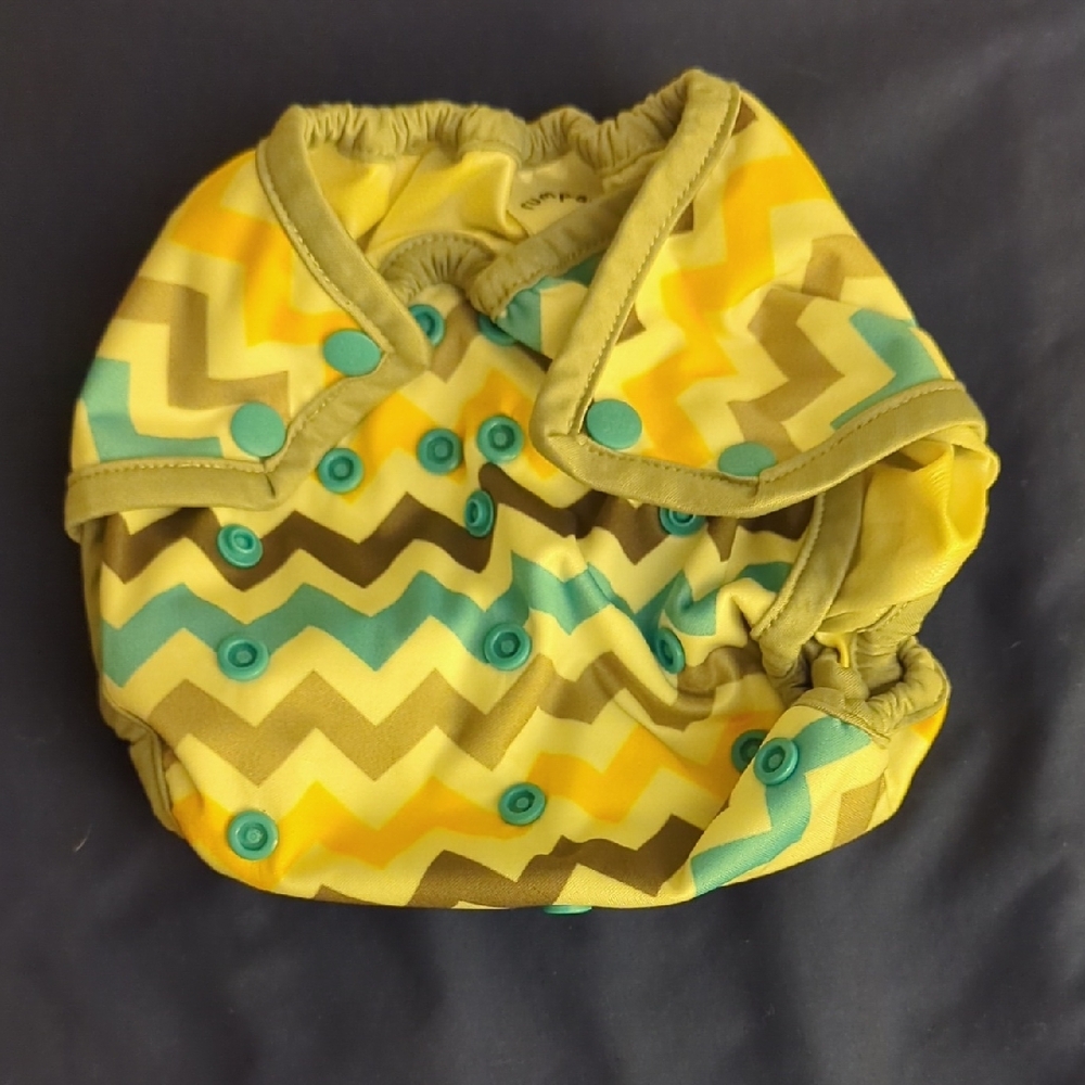 Chevron Patterned Rumparooz OS Diaper Cover